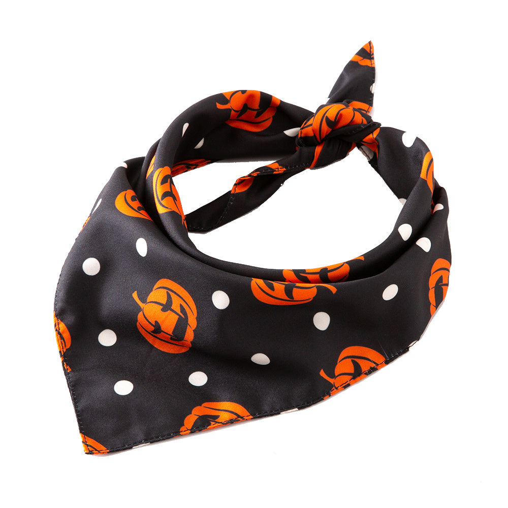 Halloween Pet Bandana – Festive Saliva Towel for Dogs and Cats