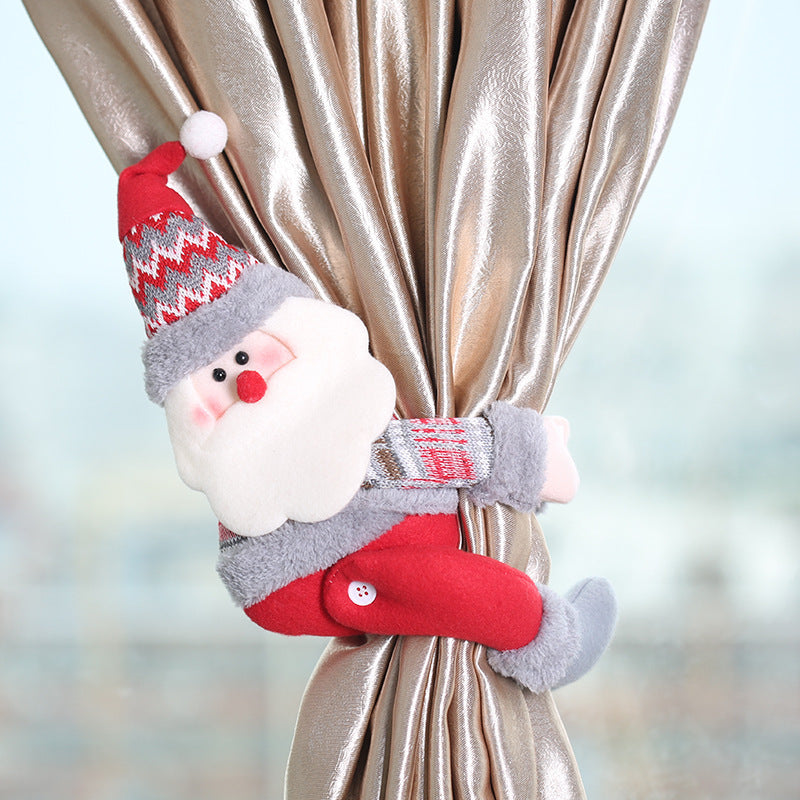 Christmas Forest Elderly Curtain Buckle Decoration