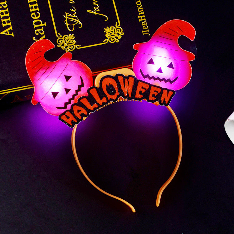 Halloween Glowing Pumpkin Ring – Light-Up Lantern Prop and Party Gift