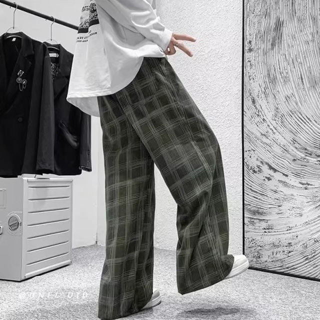 Men’s Japanese Style Retro Loose Casual Pants