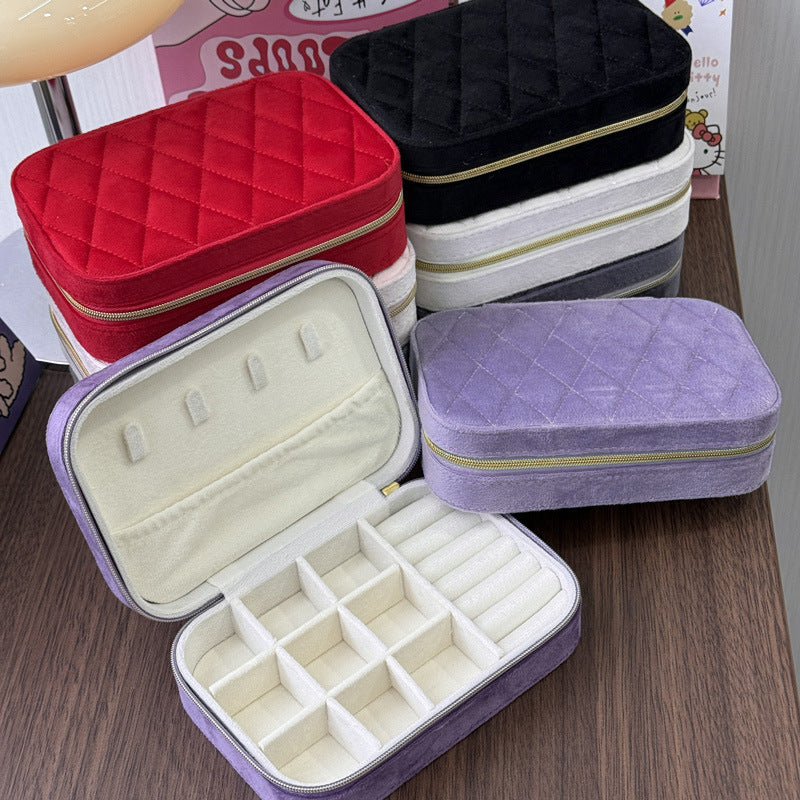 Simple Fashion Personality Portable Jewelry Box