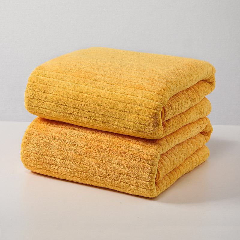 Plus Size Thickened Absorbent Soft Quick-drying Towel Coral Fleece Bath Towel