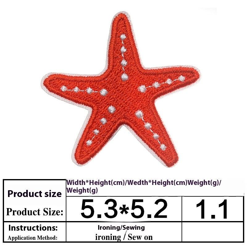 Embroidered Cloth Stickers – Decorative Patches for Clothes, Shoes, and Bags