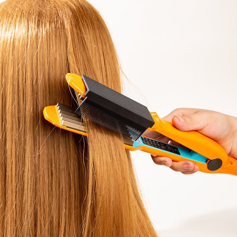 Nylon and Carbon Fiber Electric Hair Straightening Comb