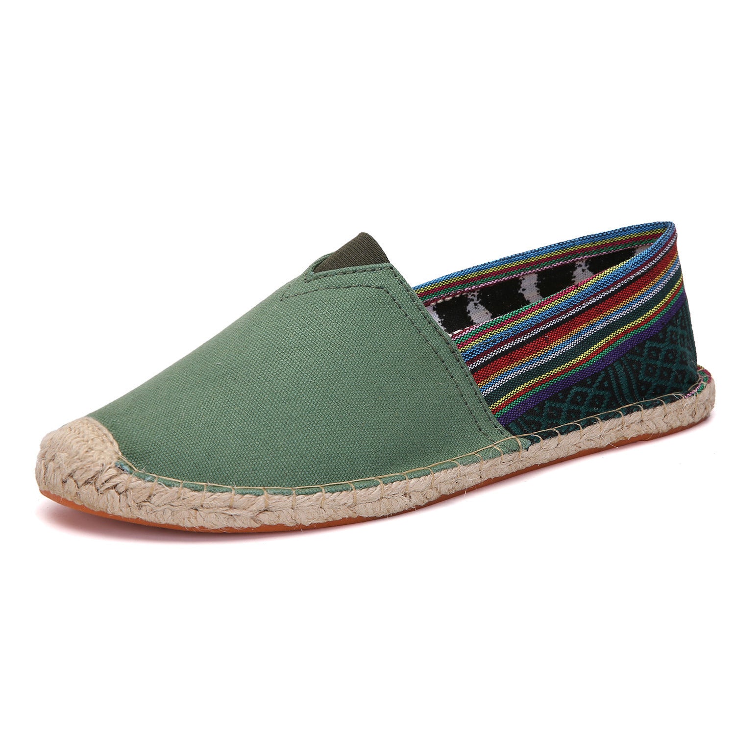 Summer Slip-on Fisherman Shoes Lazy Canvas Hemp Men