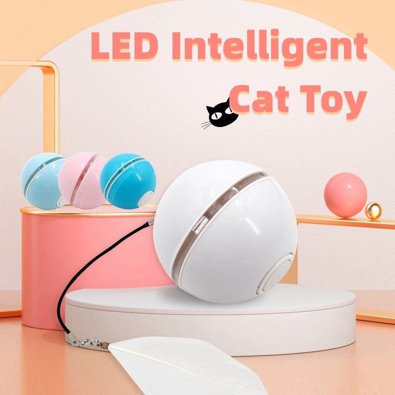 Smart LED Cat Chase Ball