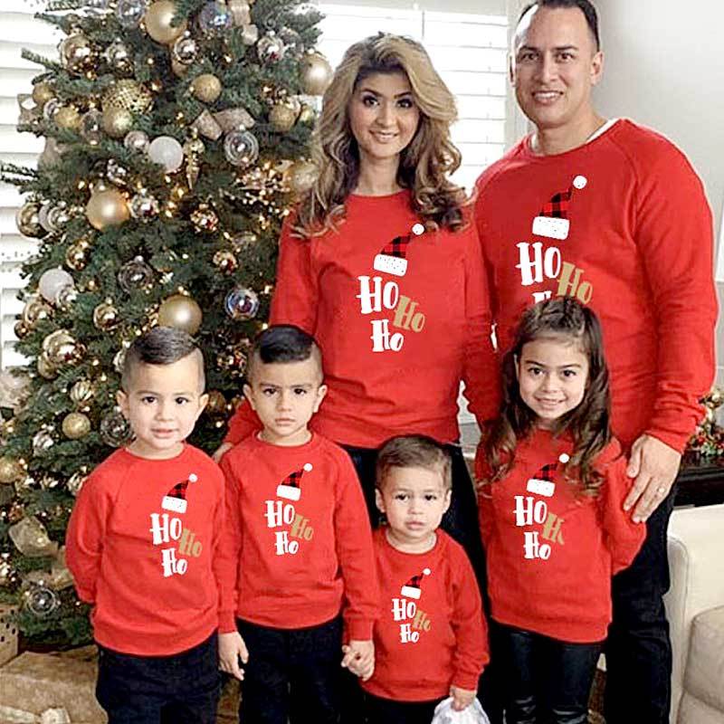 Parent-child wear long-sleeved sweater