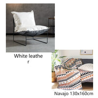 White leather suit A
