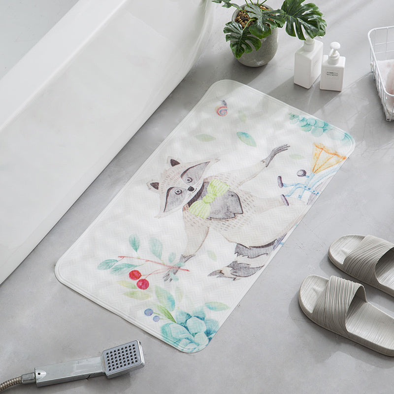 Cartoon Non-Slip Bathroom Mat – Super Absorbent, Quick-Dry Rug
