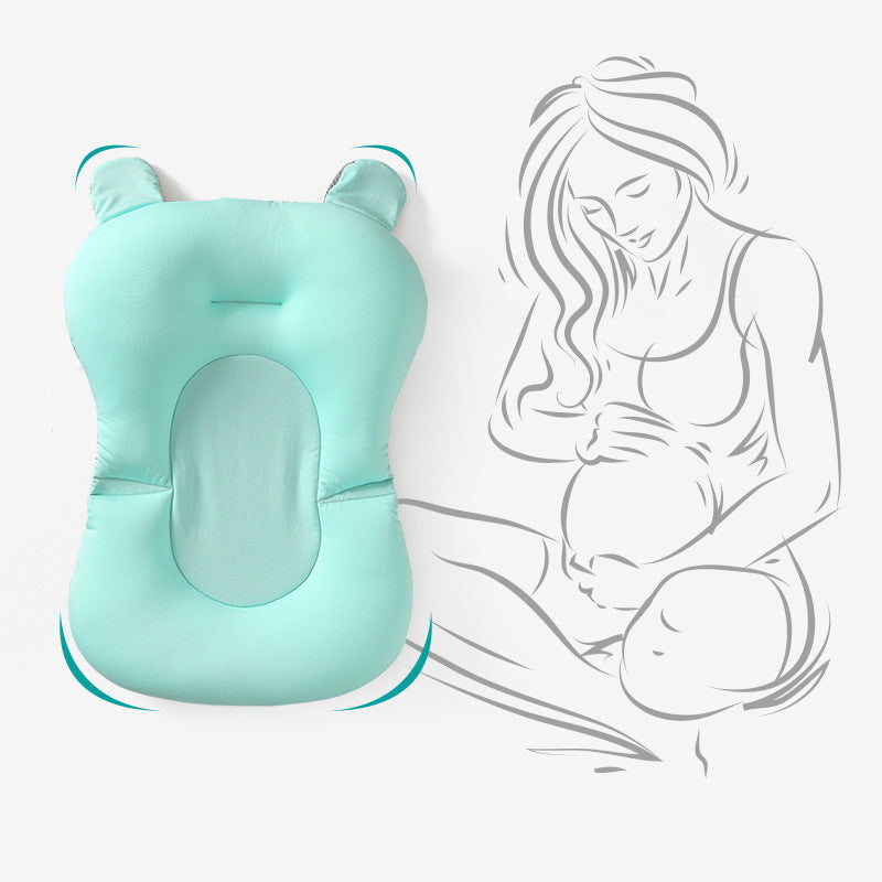 Newborn Bath Support Cushion – Anti-Slip Baby Shower Bed
