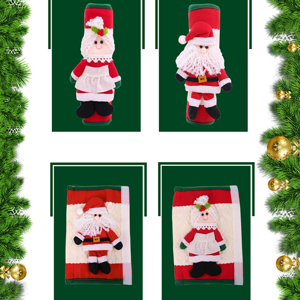 Christmas Refrigerator Glove Decoration New
