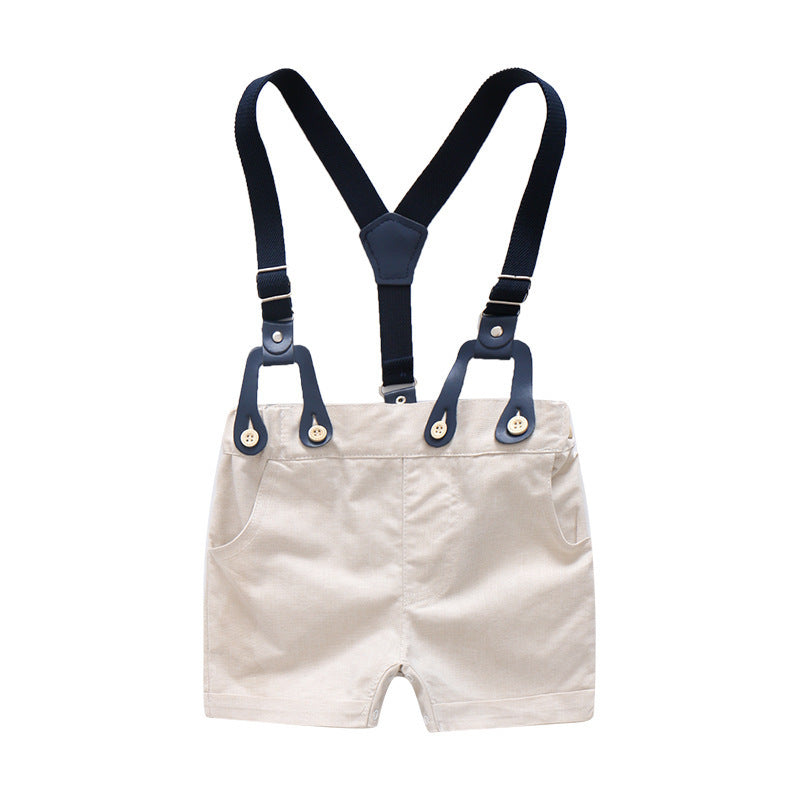 Boys Autumn Three Piece Cotton Suit Regular Fit Formal Wear