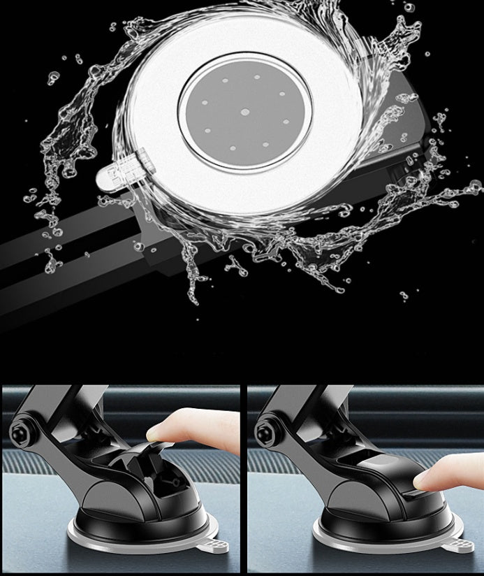 Car Phone Holder with Suction Cup – Secure Mount for Dashboard or Windshield