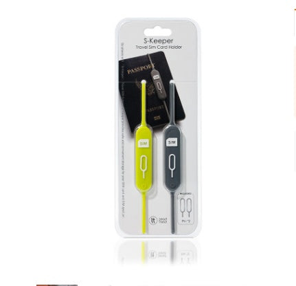 Portable Anti-lost Silicone Card Slot