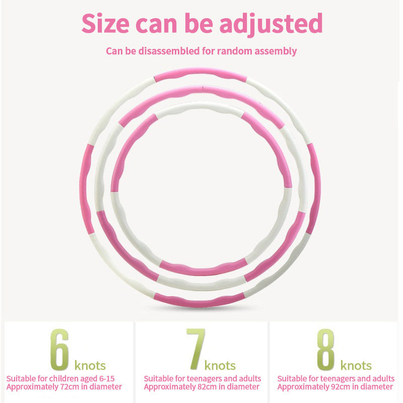 Weighted Fitness Massage Hoop – Slimming Exercise Ring for Home Workouts