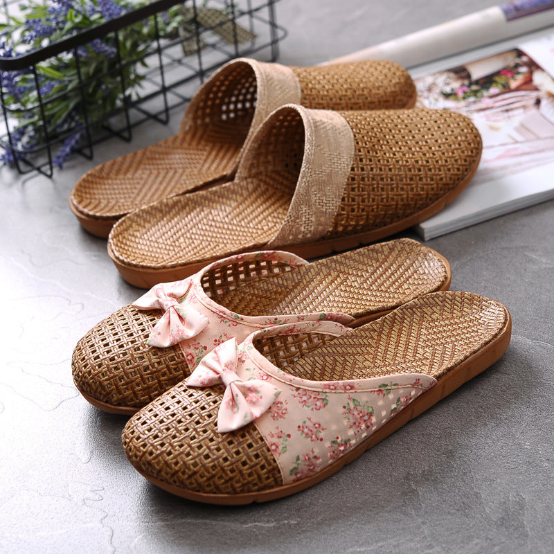 Women's Linen Sneakers Casual Low-Top With Regular Fit