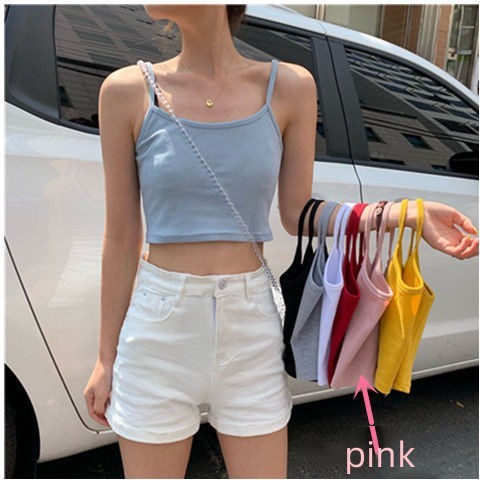 Slim-fit Camisole Vest Women's Outer Wear Short Top