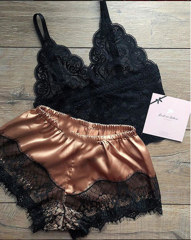 Elegant Lace Nightdress Suit for Women