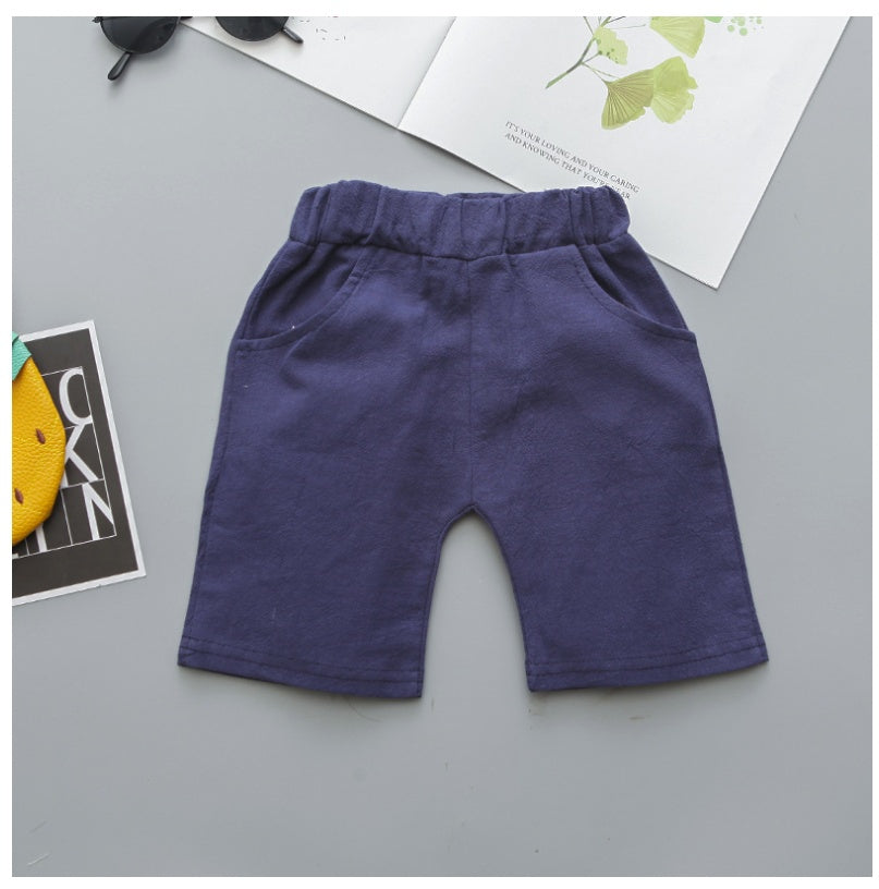 Toddler Boys Gentleman Outfit Set – Short Sleeve Cartoon Bow Tie Shirt with Solid Shorts (Infant Kids Fashion Set)