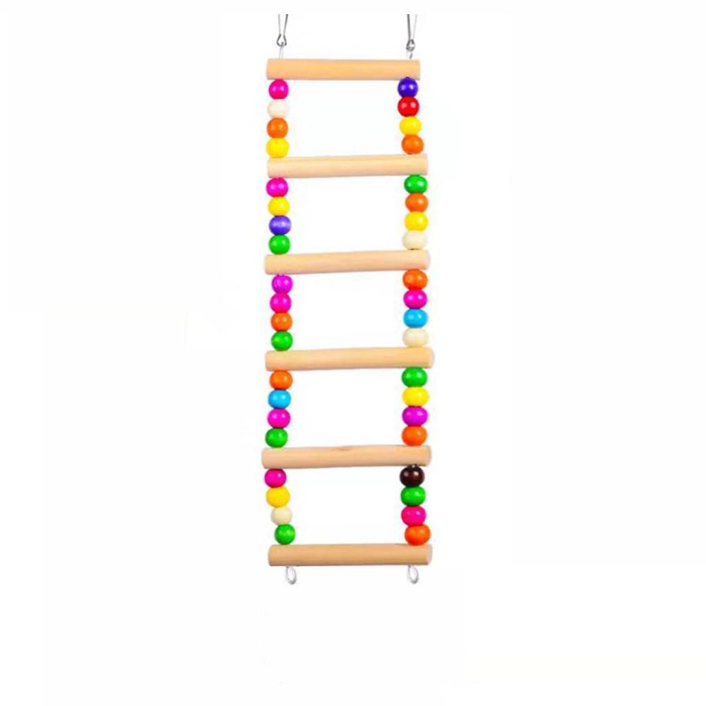 Wooden Swing and Chew Toy for Parrots and Peony Birds