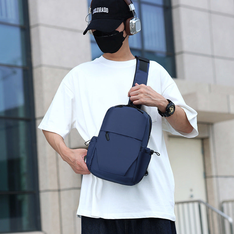 Men's Chest Bag Messenger Water Resistant Polyester