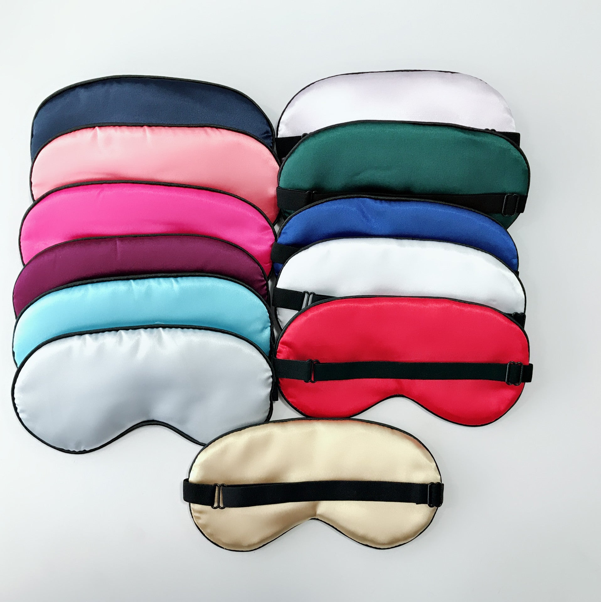 1Pc Silk Sleep Eye Mask – Padded Travel Blindfold for Relaxation & Shade Cover