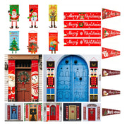 Christmas Couplet Curtain Banners Hanging Flag Window Pendants