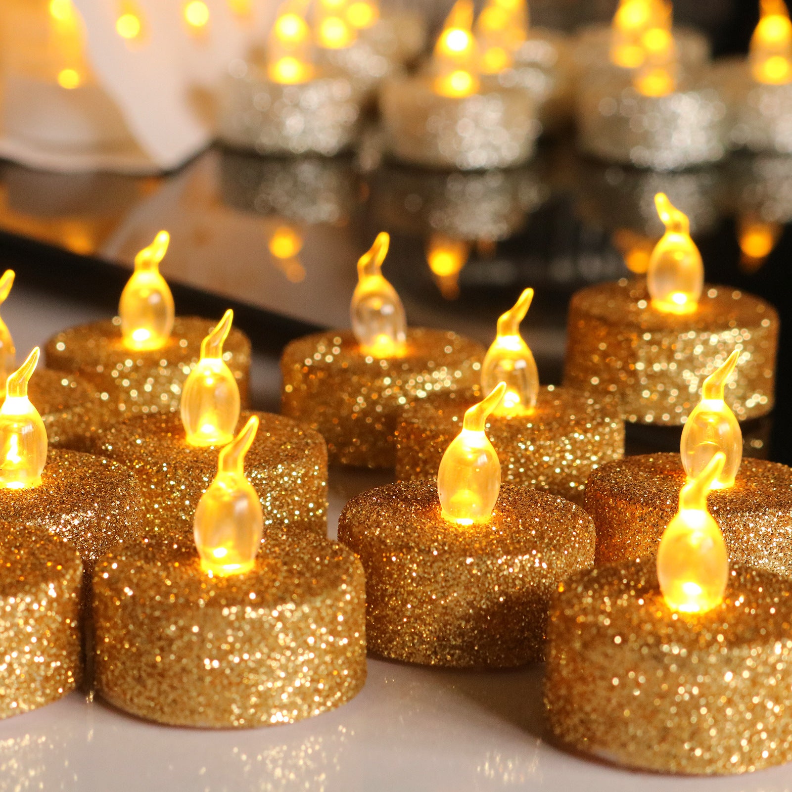LED Electronic Candle Color Housing Atmosphere Decorative Light