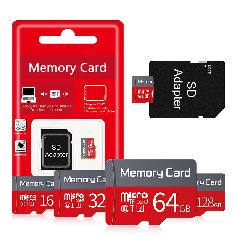 microSD (TF) Memory Card – 8GB/16GB Class 10 UHS-I, 32GB U3 High-Speed for Camera, Phone & Game Console