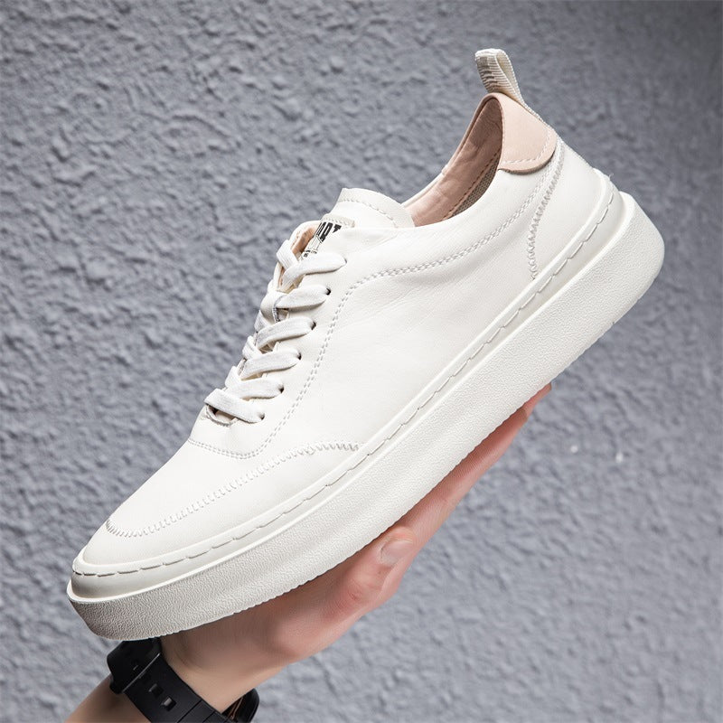 Men's Fashion White Shoes Breathable Casual