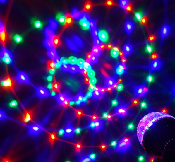 LED Rotating Magic Ball Lights Colorful Atmosphere Lamp