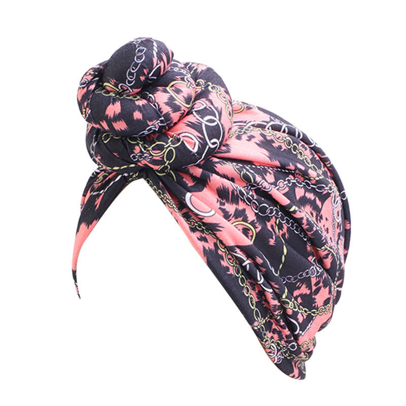 Vortex flower headscarf hat