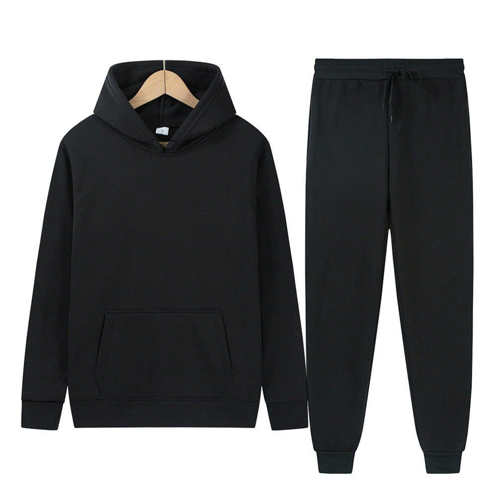 Men's Sport Suit Solid Color Light Board Fleece Warm