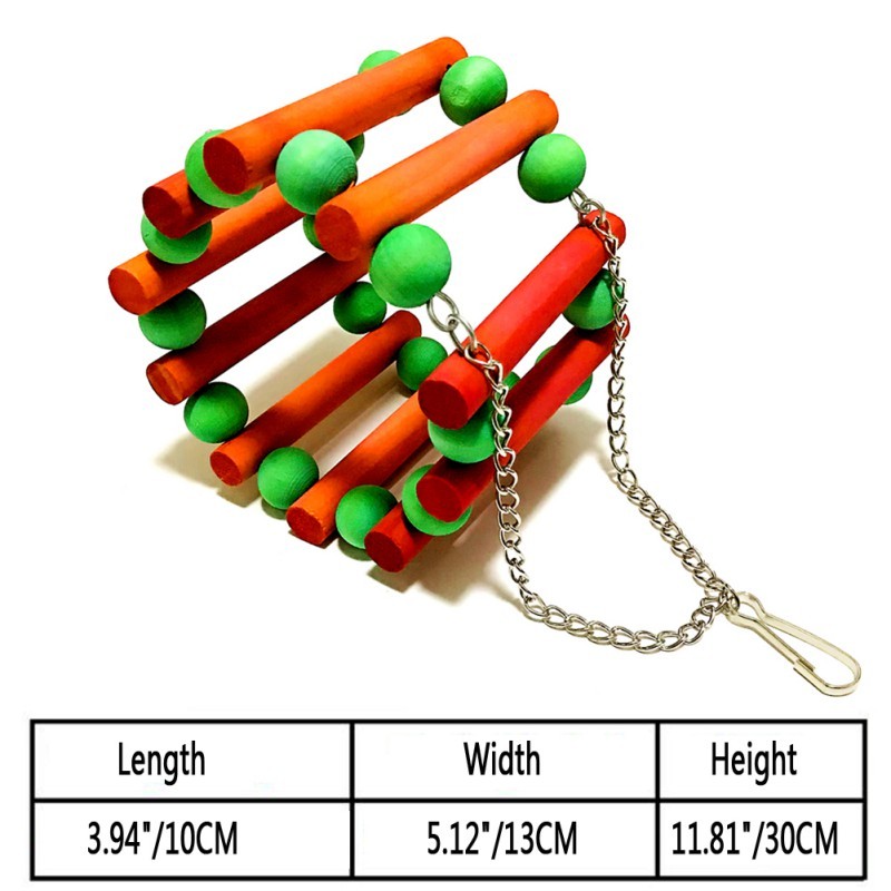Parrot Nibble Chew Toy for Cage Entertainment and Beak Exercise