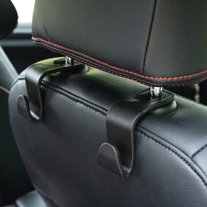 Car Headrest Hooks (4-Pack) – Heavy-Duty Seat Back Hangers
