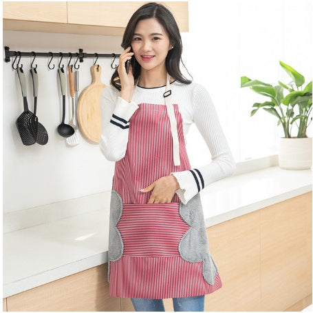 Women’s Waterproof Apron with Pocket – Perfect for Cooking, Gardening, BBQ & More