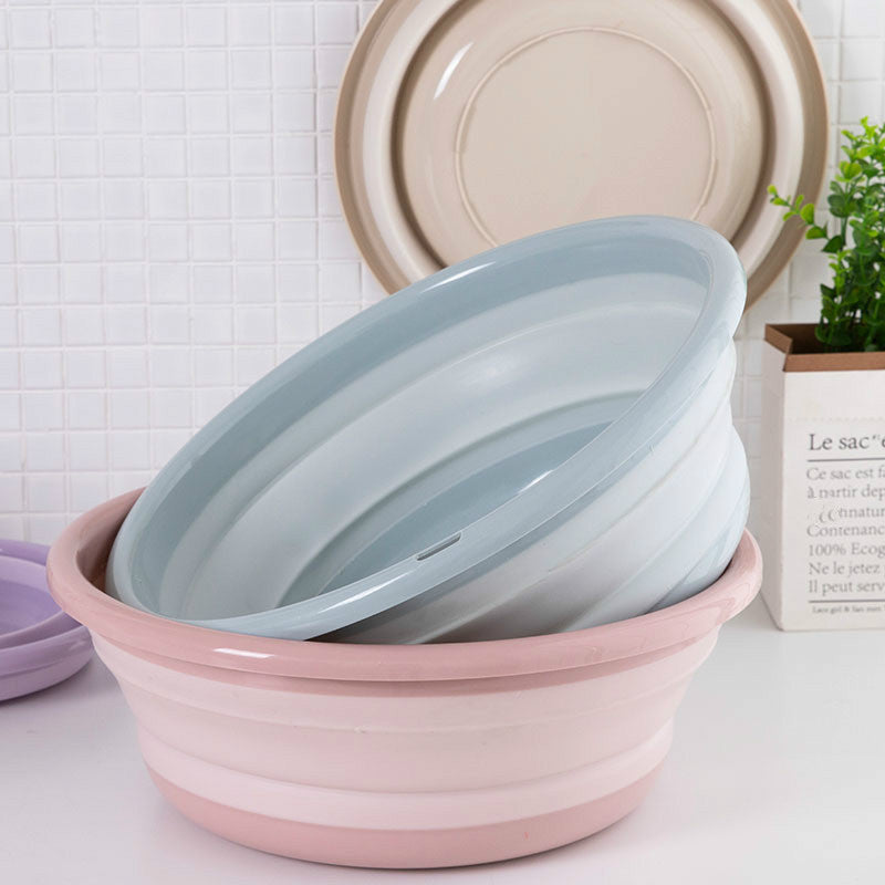 Portable Folding Water Basin – Outdoor Travel Collapsible Wash Tub