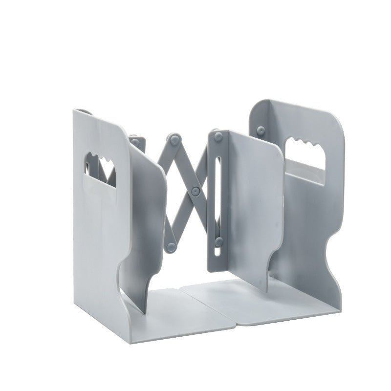 Stainless Steel Retractable Bookends With Pen Holder