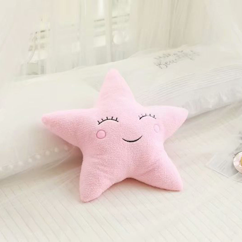Sky Series Plush Pillow Cloud Moon Raindrop PP Cotton