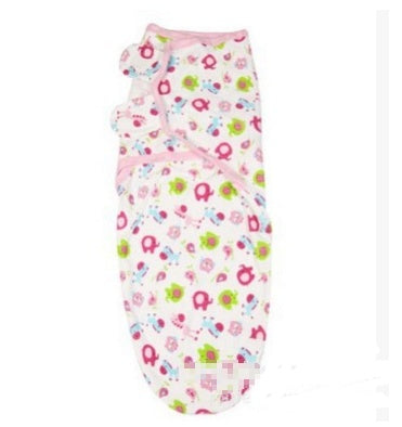 Cotton Cartoon Baby Swaddle Towel – Anti-Startle Sleeping Bag