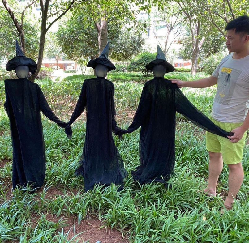 Haunted House Decoration Props – Scary Halloween Ornaments for Spooky Party and Home Decor