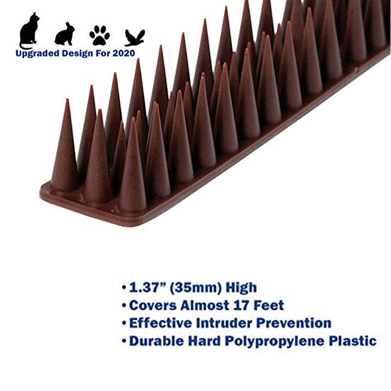 Durable Plastic and Stainless Steel Anti-Bird Thorn Spikes for Long-Term Bird Deterrence