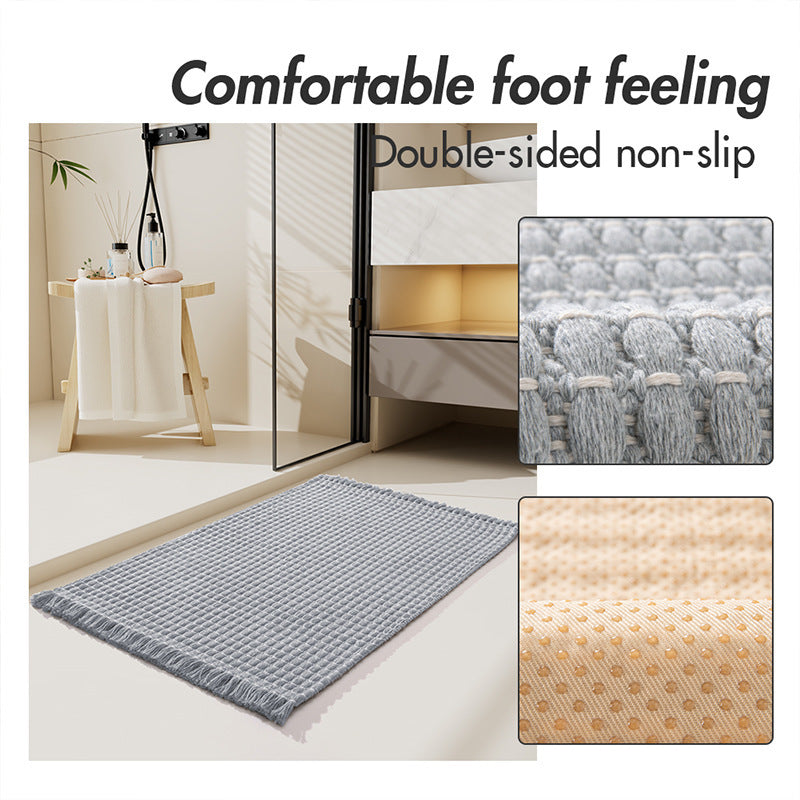 Bathroom Door Absorbent Domestic Toilet Non-slip Mat Bathroom Door Mat