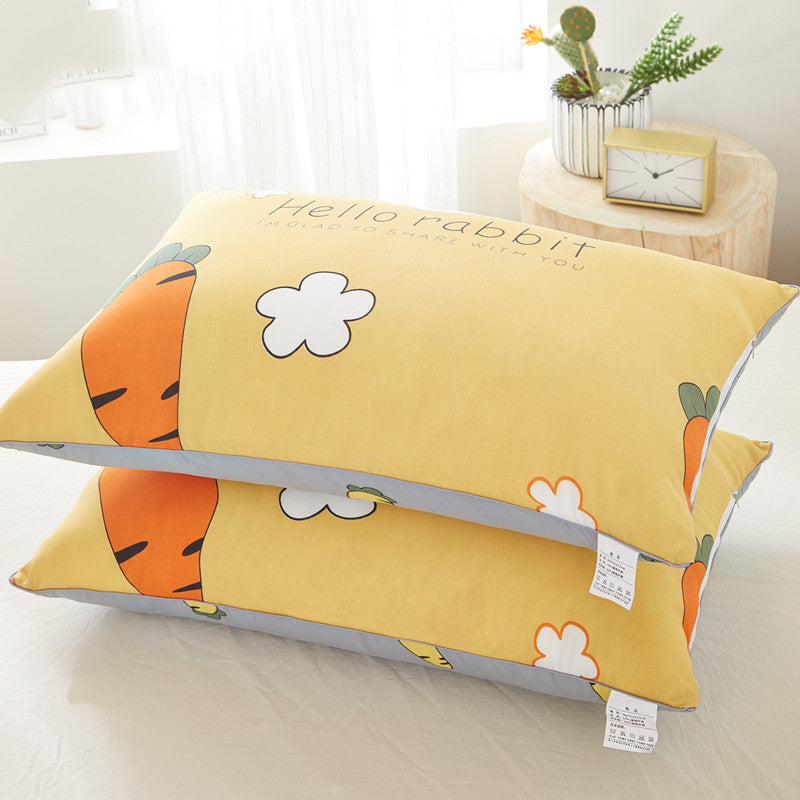 Ergonomic Single-Use Polyester Fiber Cervical Pillow