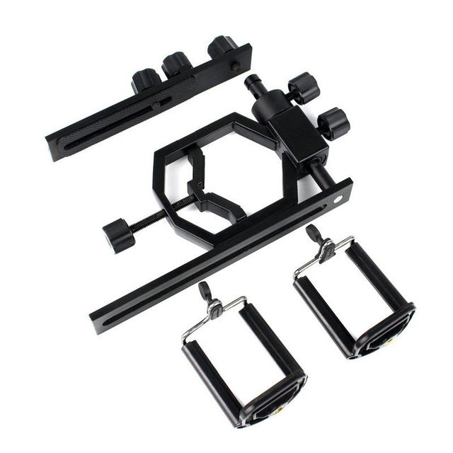 Telescope Photography Stand with Adjustable Mobile Phone Clip