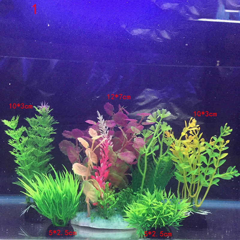 Fish Tank Decoration Simulation Water Plant Aquarium Landscaping