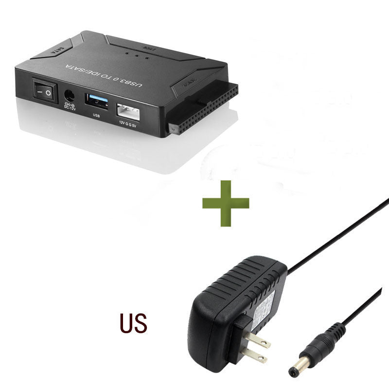 3-in-1 USB 3.0 to SATA/IDE Adapter – 2.5″/3.5″ Hard Drive & 5.25″ Optical with Power