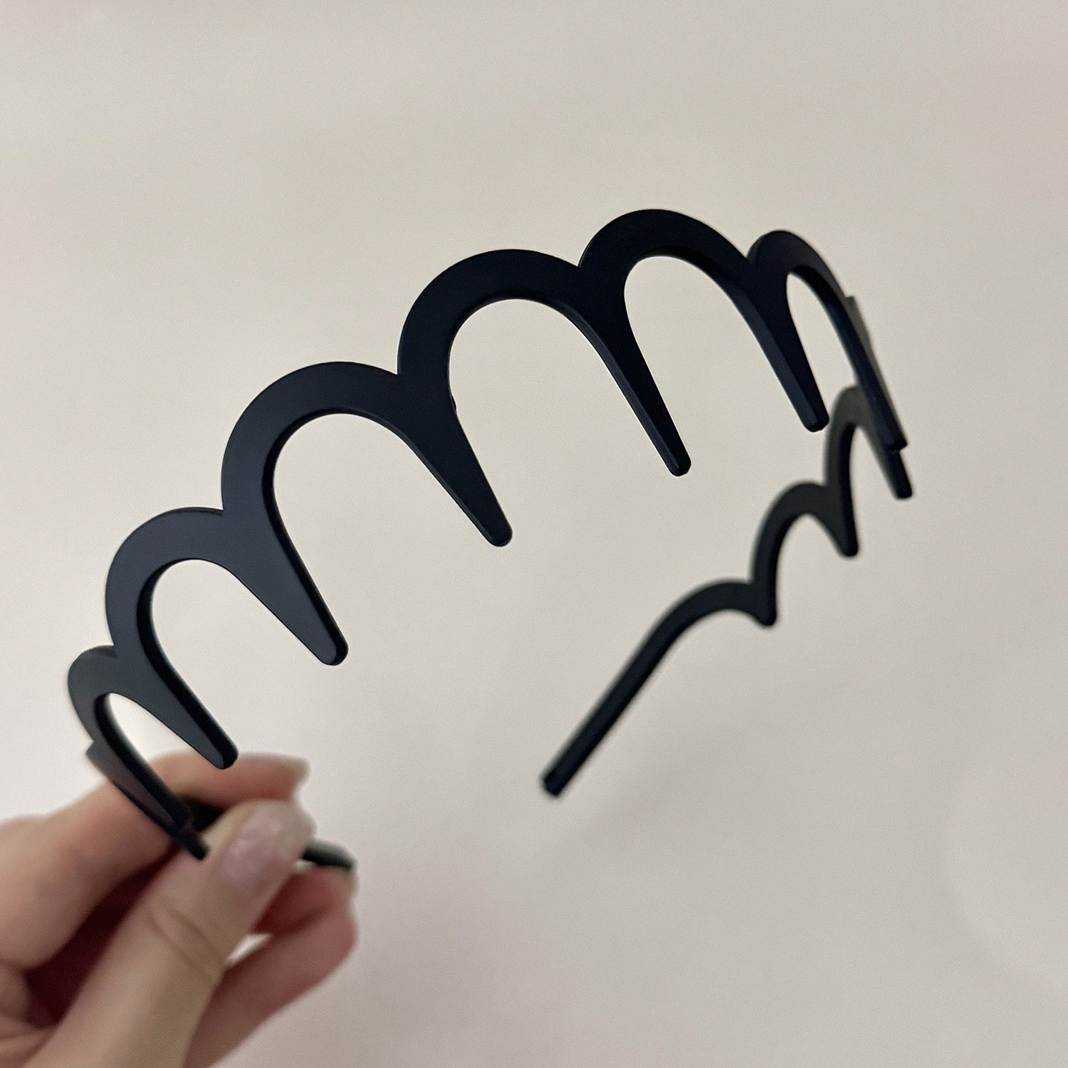 Headdress Wave Face Wash Toothed Non-slip Headband Unisex Hairpin Barrettes