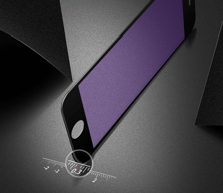 3D Carbon Fiber Soft Edge Tempered Glass Screen Protector – iPhone X/8/7/6s Plus Full Coverage