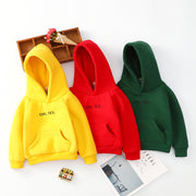 Hooded Knit Sweater Unisex Relaxed Fit Cotton Polyester